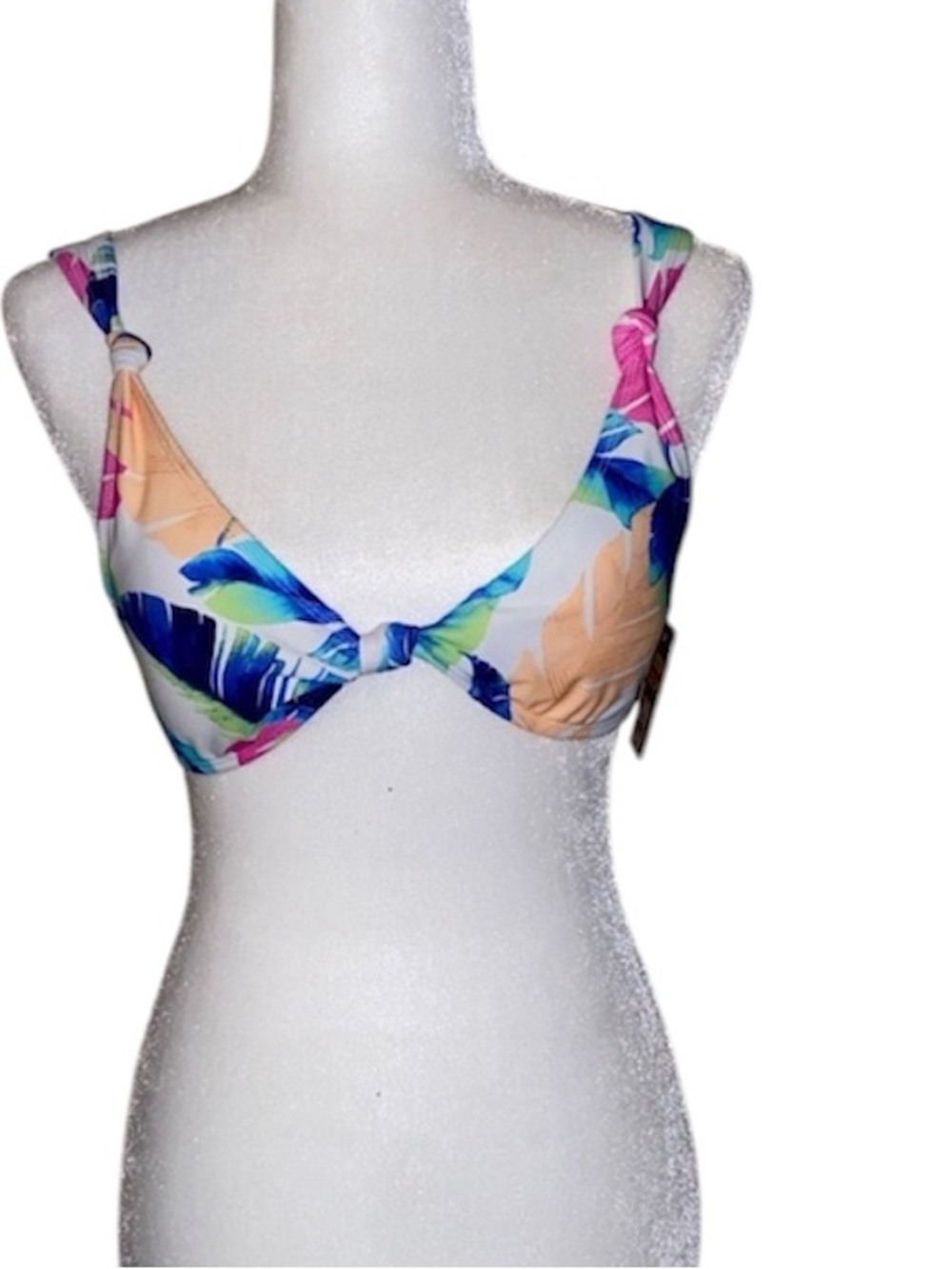 Hawaiian Bikini Top Padded with Adjustable Straps